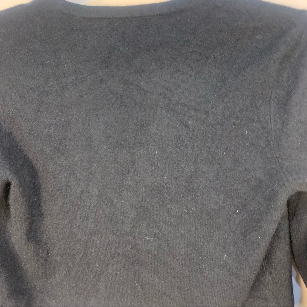 Saks Fifth Avenue Black Label 100% Cashmere Cropped Shrug Cardigan - Picture 7 of 9